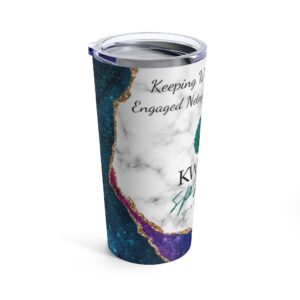 Blue & Purple Galaxy Tumbler 20oz - Image 3