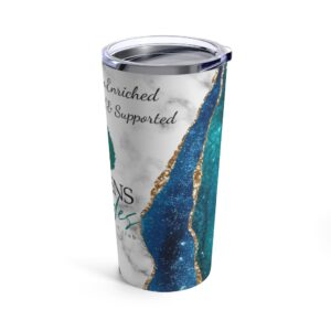 Blue & Purple Galaxy Tumbler 20oz - Image 4