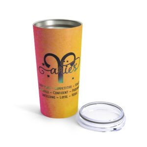 Aries Zodiac Sign Tumbler 20oz