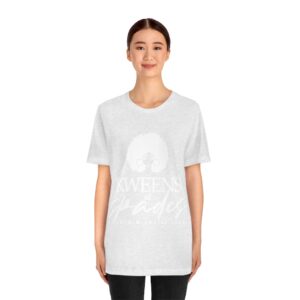 Unisex Jersey Short Sleeve Tee (White Afro) - Image 5